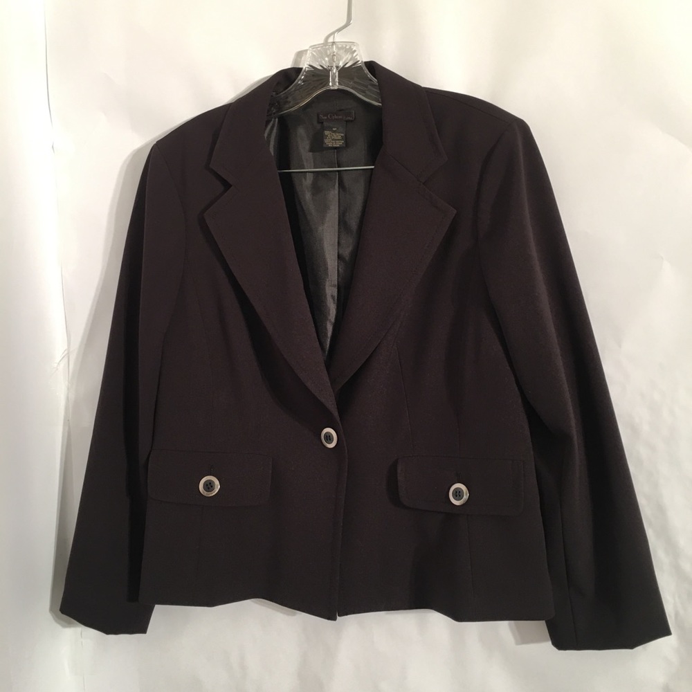 Que Options Petites 12P Black Blazer